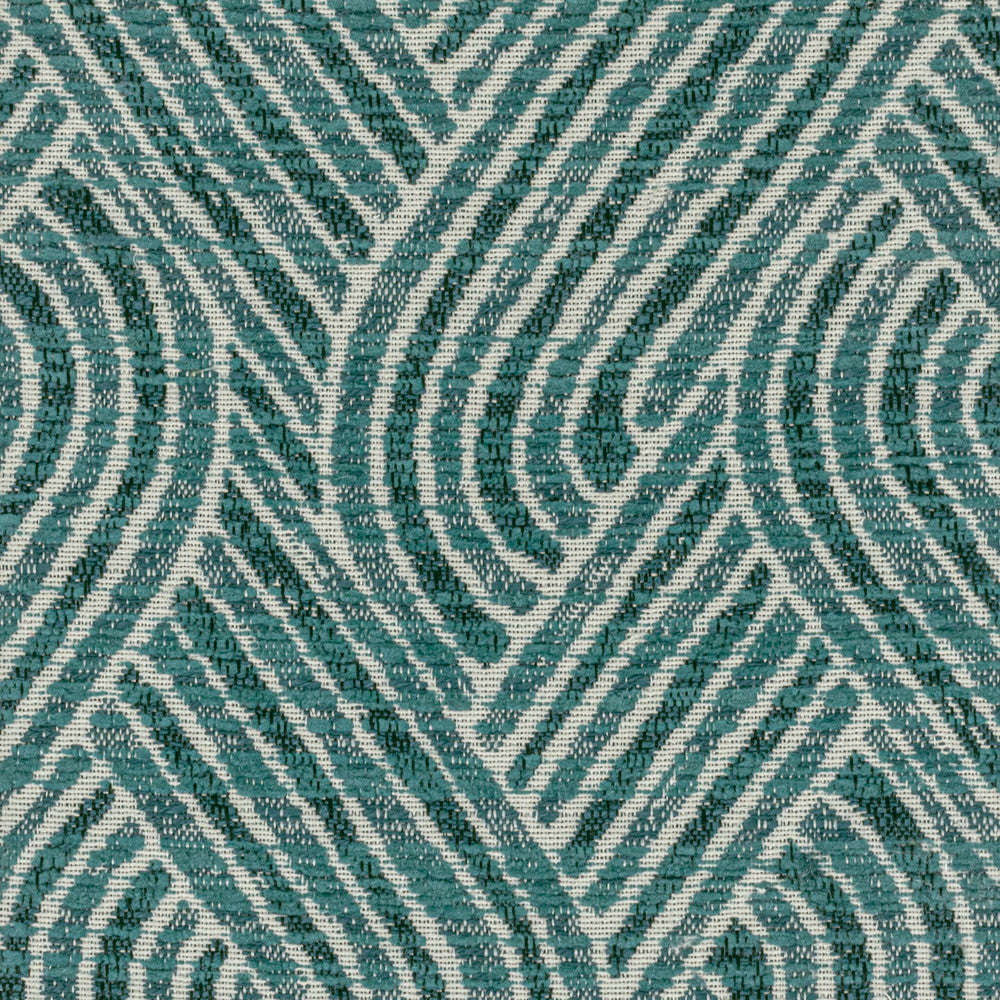 Torch 2 Teal by Stout Designer Fabric ALL THINGS VERSATILE 100%UV USA WYZENBEEK 51 000 DOUBLE RUB WEAR TEST (HEAVY DUTY) PERFORMANCE RATED FABRIC FLAME RETARDANT-U.F.A.C. CLASS 1 CATB 117-2013 Horizontal: 9.5 and Vertical: 6.75 56 in - Swanky Fabrics -