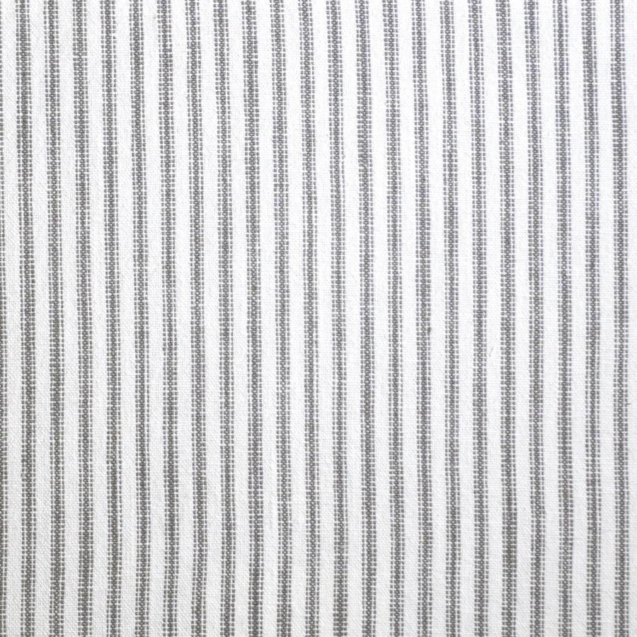 Tick Tock # 508 Nickel by Maxwell Designer Fabric Stripes & Checks 55% LINEN/45% COTTON CHINA V-0.1"H-0.6" 54" - Swanky Fabrics -