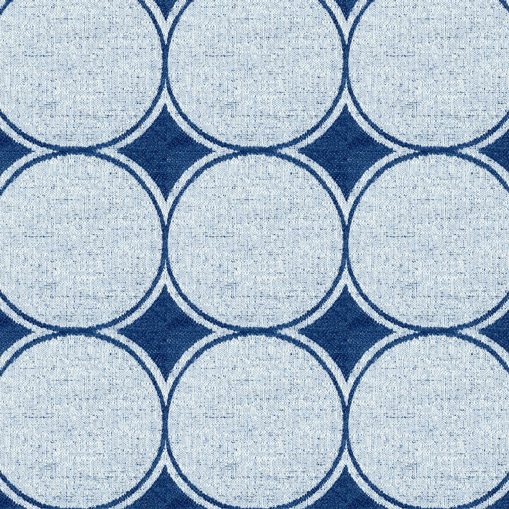 Highlight 305 Indigo by ABBEYSHEA Designer Fabric 100% Polyester China 58,000 Double Rubs (Wyzenbeek) </p><p>Repeat: Horizontal: 4.8" (12.2 cm) Up the Roll and Vertical: 4.8" (12.2 cm) Across the Roll 54" (137 cm) - Swanky Fabrics -
