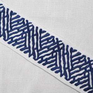Magnolia Trim Trelli Emb Tape Marine