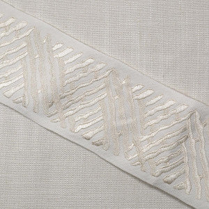 Magnolia Trim Trelli Emb Tape Pearl