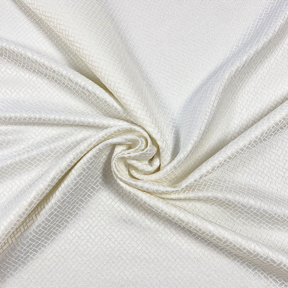 Trento Snowy by Magnolia Designer Fabric - 100 Poly India 24000 Horizontal: 1.13 and Vertical: 1.2 54 - Swanky Fabrics -