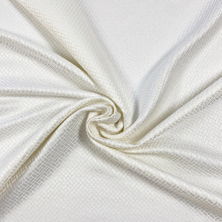 Trento Snowy by Magnolia Designer Fabric - 100 Poly India 24000 Horizontal: 1.13 and Vertical: 1.2 54 - Swanky Fabrics -