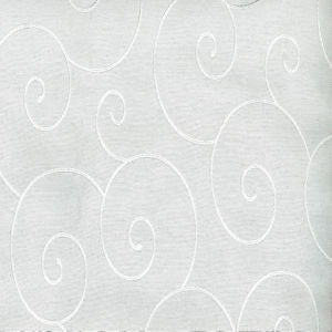 Norbar Fabric Trillium White On White
