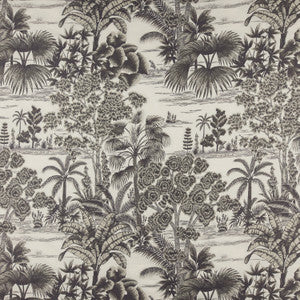 Marcus William Fabric Tropic 2 Charcoal