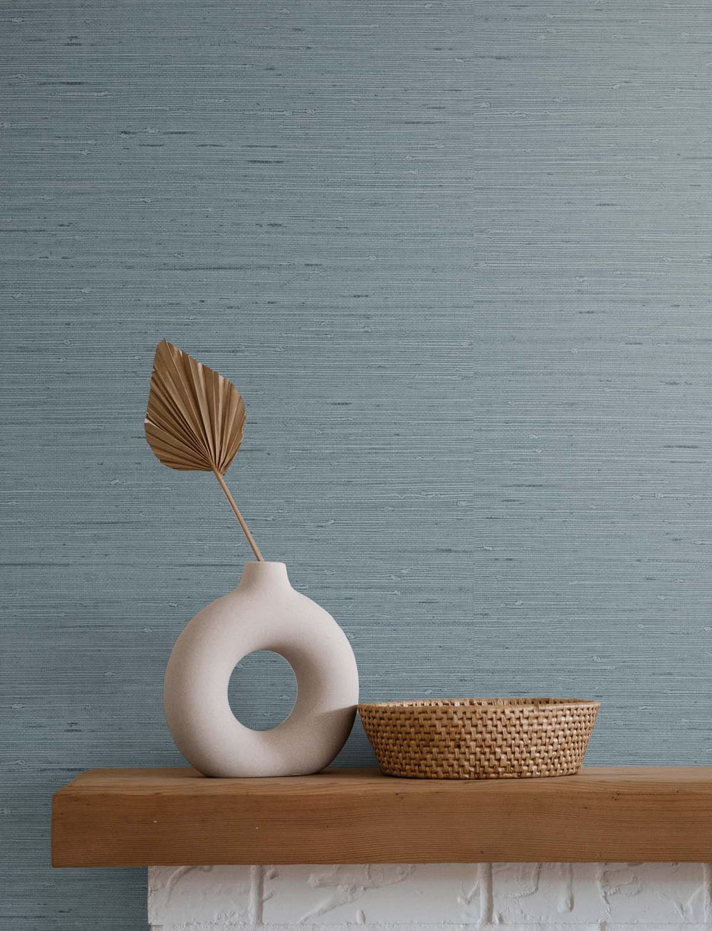 Seahaven Rushcloth Pacifico TS80702 by Seabrook Designs Designer Wallpaper