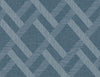 Seabrook Designs Wallpaper Linen Trellis Nautica TS80802