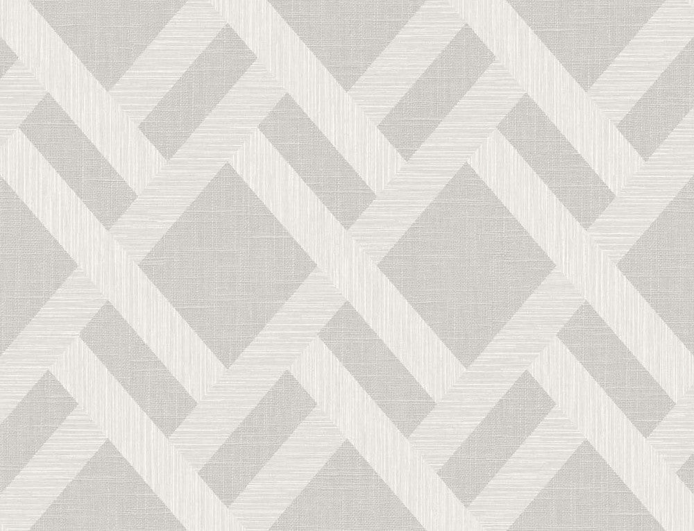 Linen Trellis Pavestone TS80808 by Seabrook Designs Designer Wallpaper