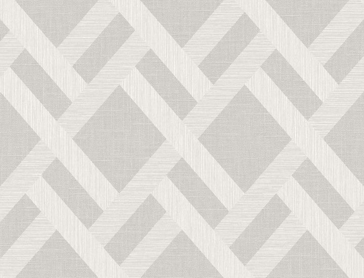 Linen Trellis Pavestone TS80808 by Seabrook Designs Designer Wallpaper