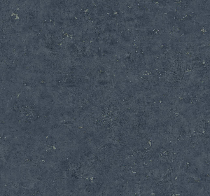 Cement Faux Storm Blue & Metallic Graphite TS81202 by Seabrook Designs Designer Wallpaper