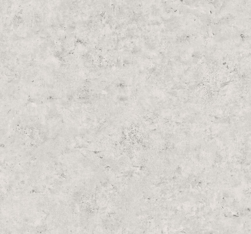 Cement Faux Arctic Grey & Metallic Silver TS81208 by Seabrook Designs Designer Wallpaper