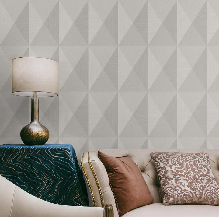 Pinnacle Mink TS81608 by Seabrook Designs Designer Wallpaper