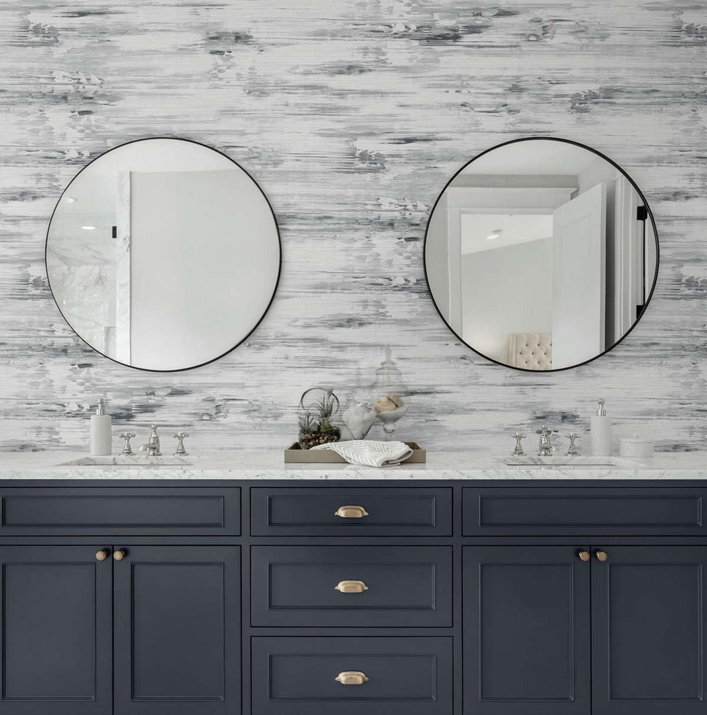 Silk Mistral Volcanic Salt TS81700 by Seabrook Designs Designer Wallpaper