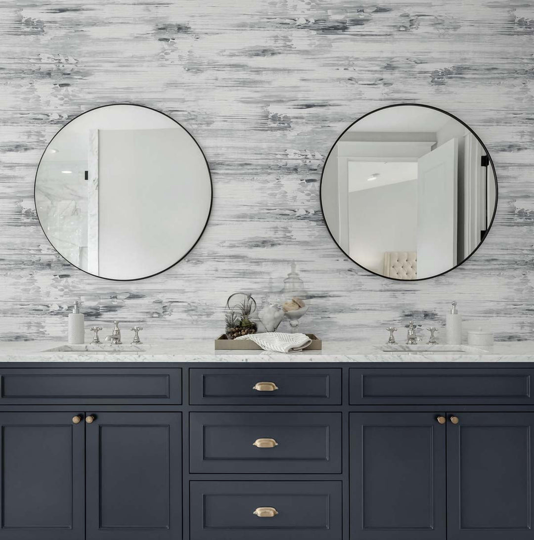 Silk Mistral Volcanic Salt TS81700 by Seabrook Designs Designer Wallpaper