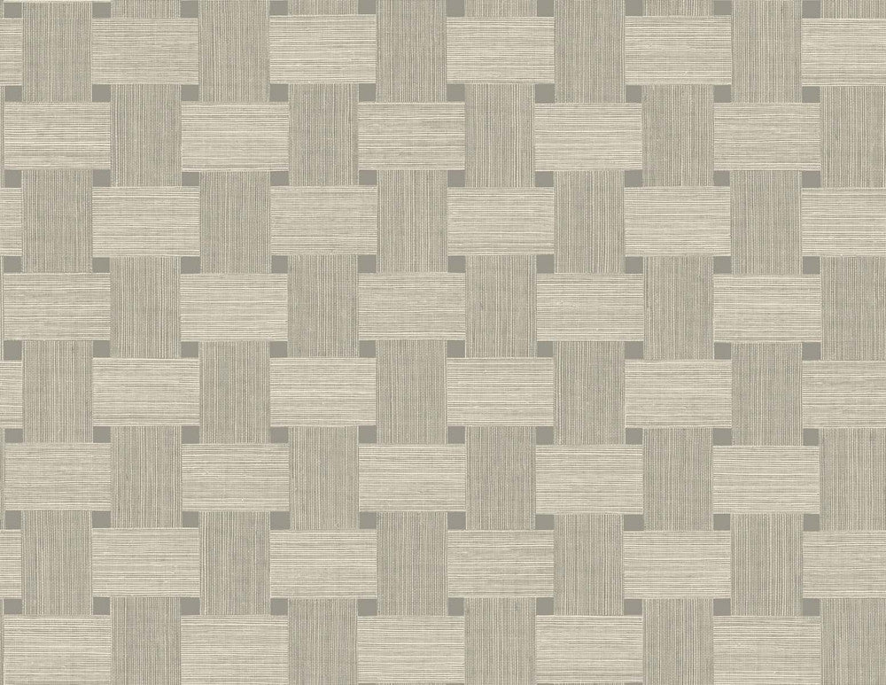 Basketweave Yerba TS81805 by Seabrook Designs Designer Wallpaper