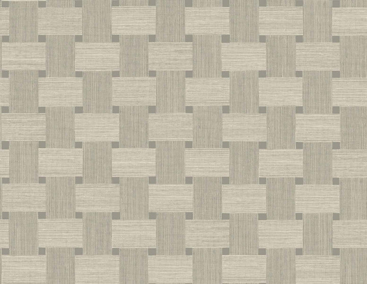 Basketweave Yerba TS81805 by Seabrook Designs Designer Wallpaper