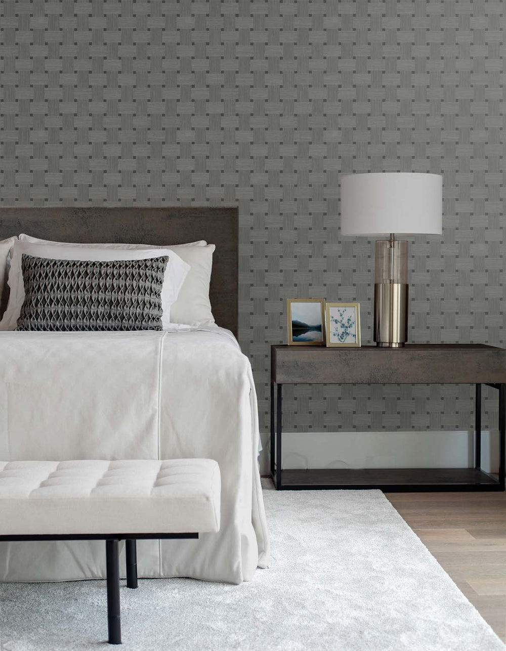 Basketweave Greyhound TS81808 by Seabrook Designs Designer Wallpaper