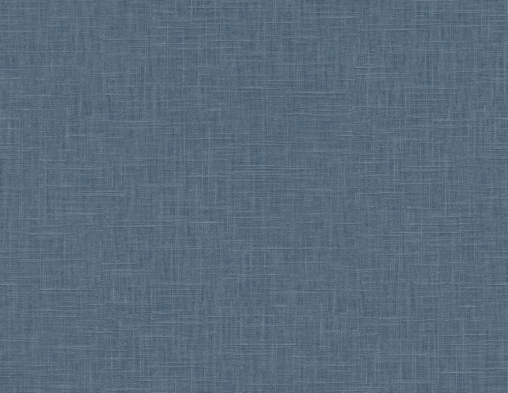 Myrna Linen Marine Blue TS81902 by Seabrook Designs Designer Wallpaper