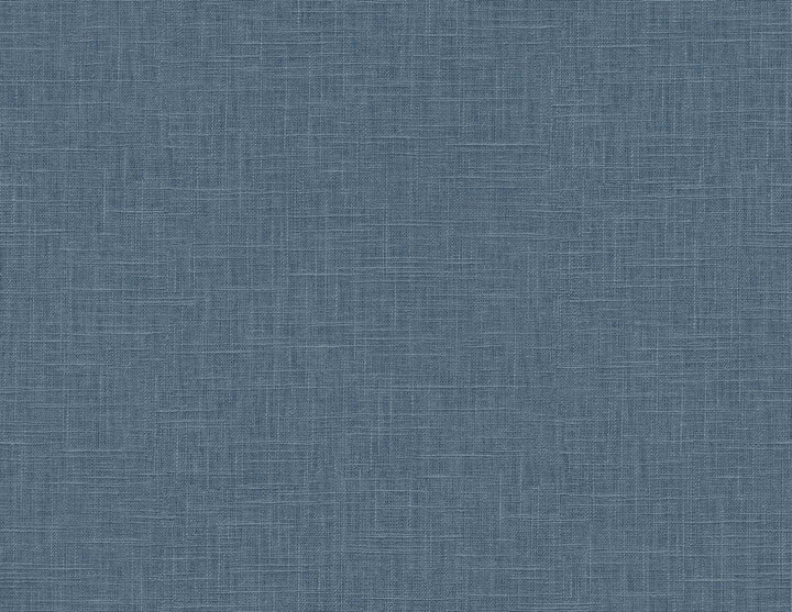 Myrna Linen Marine Blue TS81902 by Seabrook Designs Designer Wallpaper