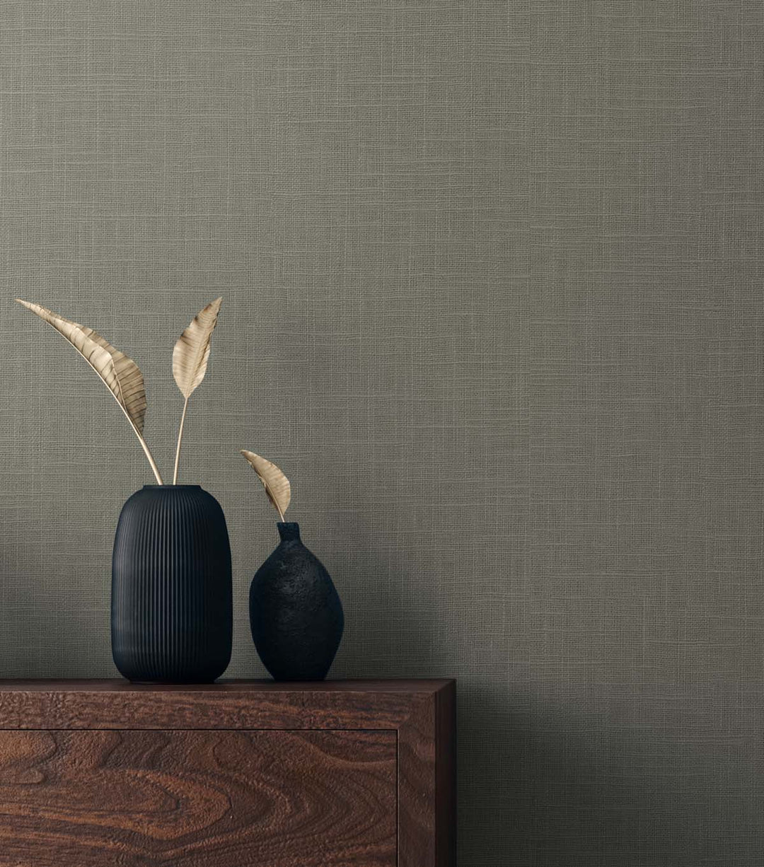 Myrna Linen Pavestone TS81907 by Seabrook Designs Designer Wallpaper