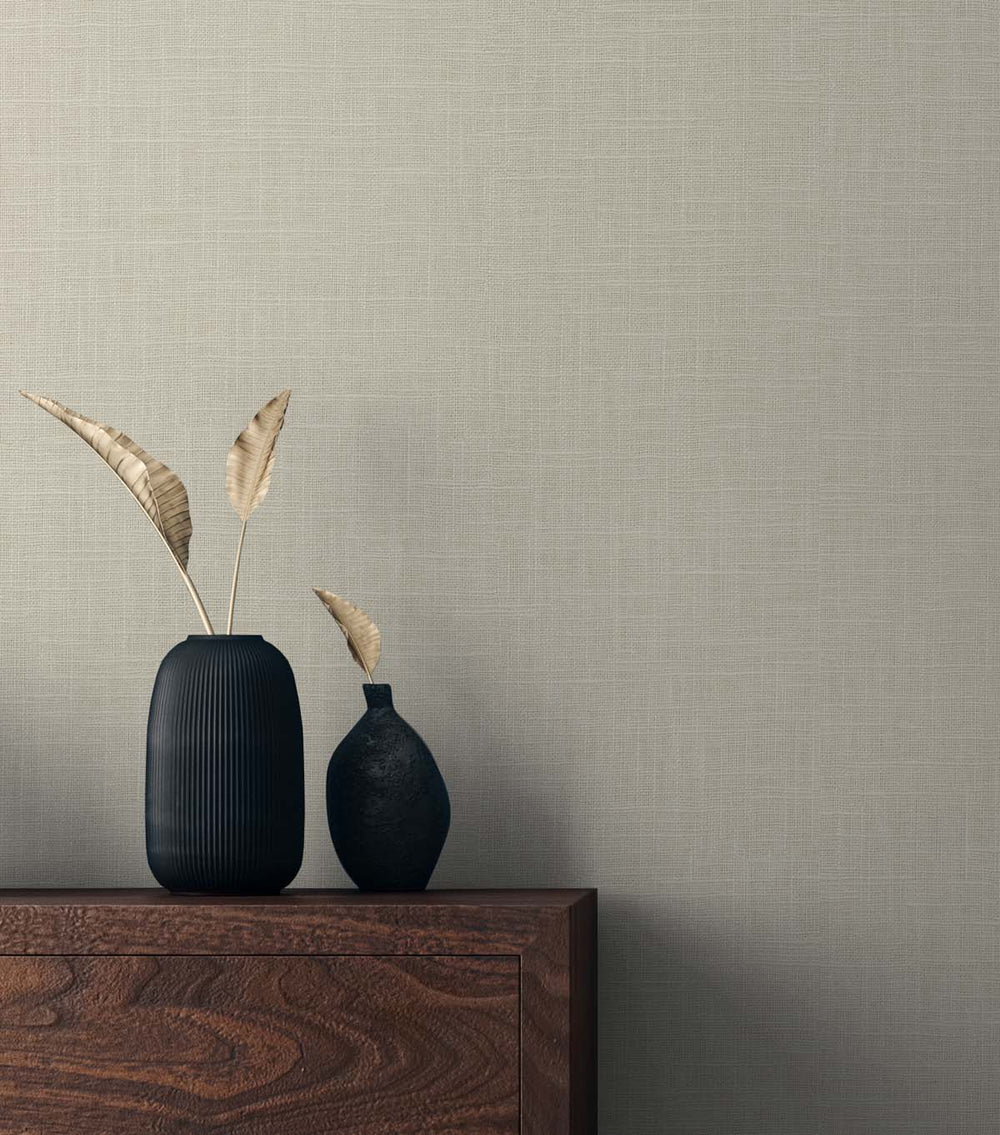 Myrna Linen Sand Dunes TS81913 by Seabrook Designs Designer Wallpaper