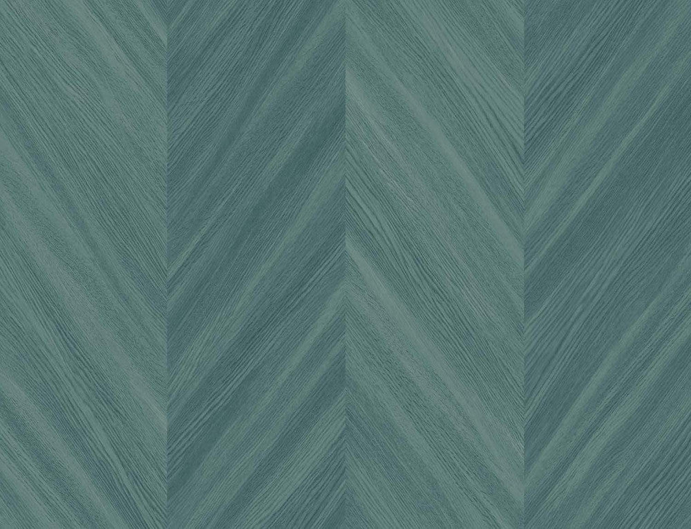 Chevron Wood Wintergreen TS82104 by Seabrook Designs Designer Wallpaper