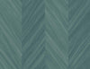 Seabrook Designs Wallpaper Chevron Wood Wintergreen TS82104