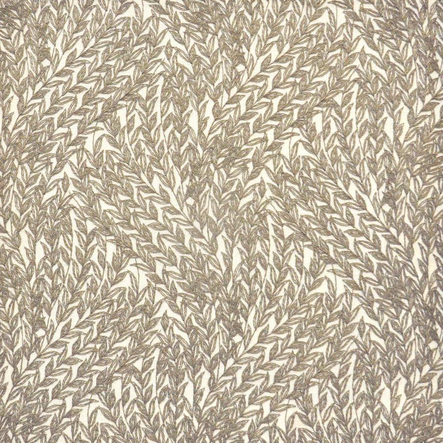 Thornbush # 219 Fawn** by Maxwell Designer Fabric Color Theory-Vol.Vi Alabaster 70% POLYESTER/30% COTTON INDIA V-8.8"H-6.8" 54" - Swanky Fabrics -