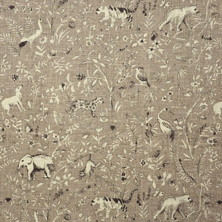 Tiergarten # 217 Mouse by Maxwell Designer Fabric Color Theory-Vol.Vi Alabaster 55% LINEN/45% VISCOSE UNITED KINGDOM V-25"H-27" 53" - Swanky Fabrics -