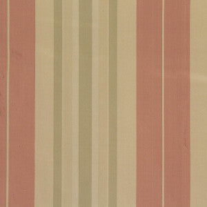 Old World Weavers Fabric Deanna Stripe/Rose/Green Tt 00010016