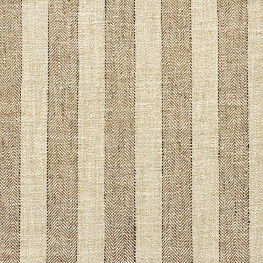 Tower Road # 617 Mocha by Maxwell Designer Fabric Stripes & Checks Ii 100% POLYESTER INDIA H-3" 54" - Swanky Fabrics -