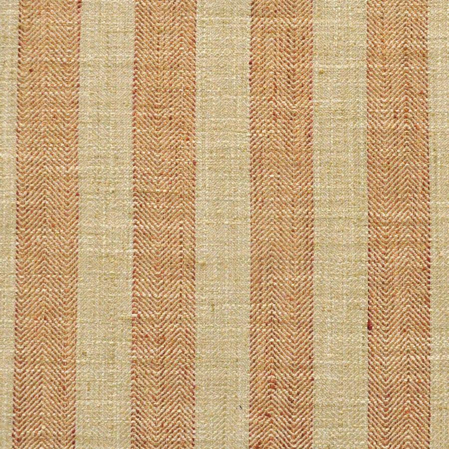 Tower Road # 650 Apricot by Maxwell Designer Fabric Stripes & Checks Ii 100% POLYESTER INDIA H-3" 54" - Swanky Fabrics -