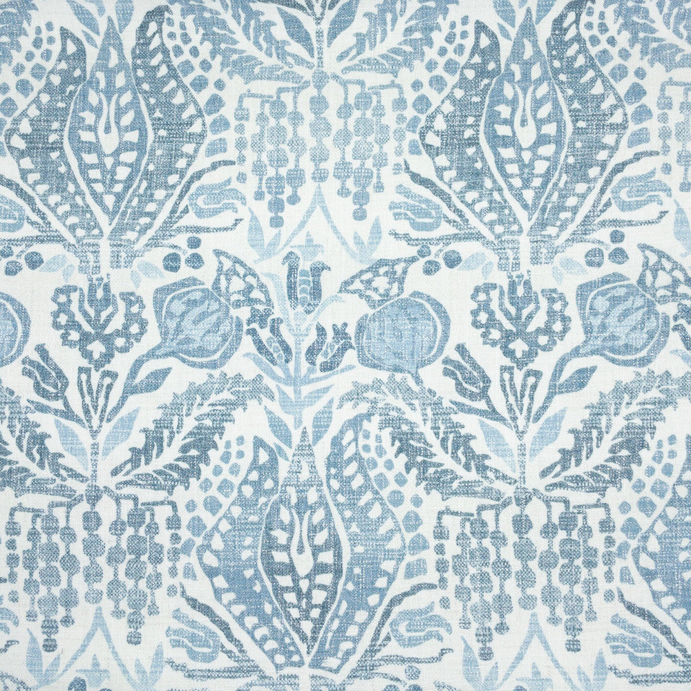 Tuckahoe 1 Wedgewood by Stout Designer Fabric RAINBOW LIBRARY BREEZE/AEGEAN 36%POL 26%COT 22%SVI 16%LIN CHINA PERFORMANCE RATED FABRIC FLAME RETARDANT-U.F.A.C. CLASS 1 CATB 117-2013 WYZENBEEK 51 000 DOUBLE RUB WEAR TEST (HEAVY DUTY) Horizontal: 13.500 and Vertical: 26.750 55 in - Swanky Fabrics -