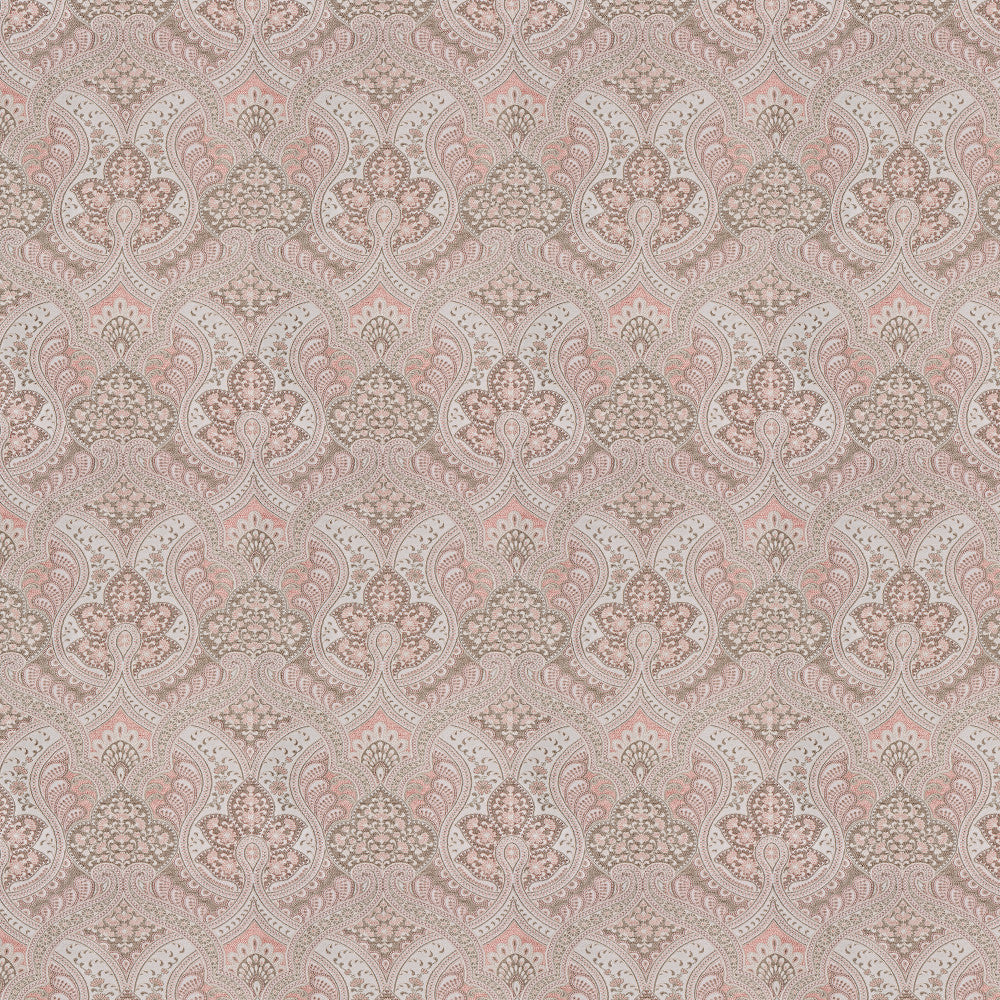 TURNOUT 22J8011 by JF Designer Fabric Color Concepts Coral Sky 100% Polyester India  Horizontal: 13.625 and Vertical: 25.625 55  - Swanky Fabrics -