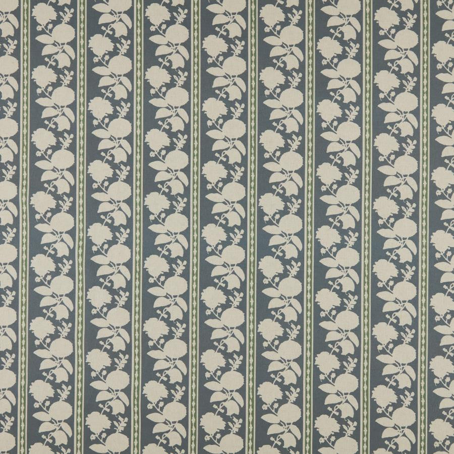 Tetbury # 553 Sapphire by Maxwell Designer Fabric Print Gallery Iii 85% COTTON
15% LINEN SPAIN V-9.1" H-7.9" 54" - Swanky Fabrics -