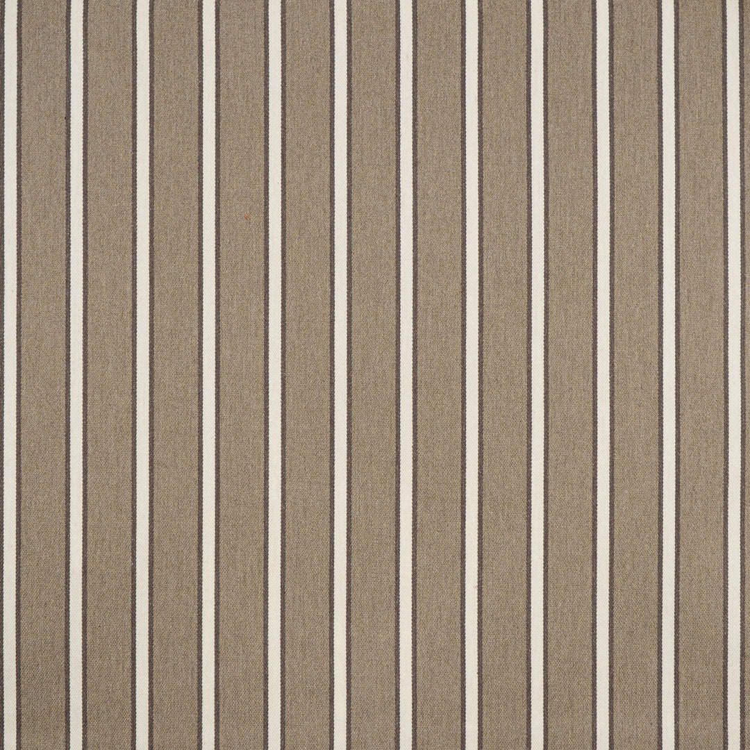 Tahoma # 757 Taupe by Maxwell Designer Fabric Stripes & Checks Iv 82% COTTON 18% POLYESTER INDIA H-1.5" 55" - Swanky Fabrics -