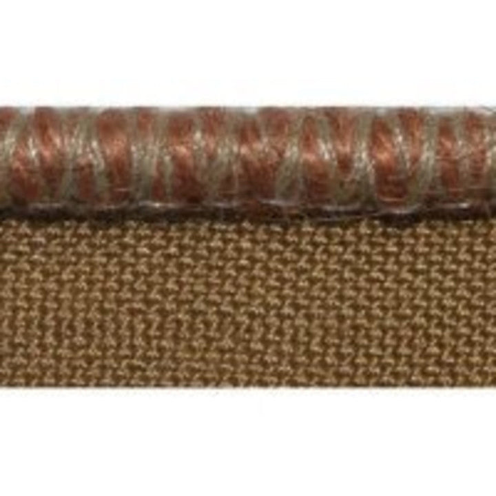 Tamba Rust by Europatex Designer Fabric Tribal Delicates 30% Cotton, 25% Abaca, 25% Linen, 20% Jute 0.25 inches - Swanky Fabrics -