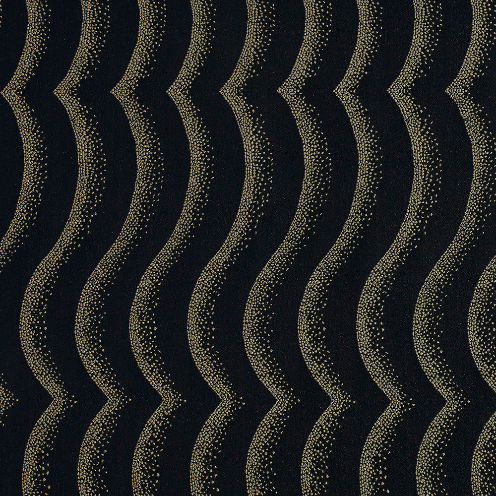 Tariffa Navy by Europatex Designer Fabric Social Affair 100% Polyester China Horizontal: 2.5" and Vertical: 26" 110" - Swanky Fabrics -