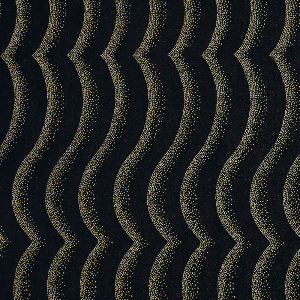 Tariffa Navy by Europatex Designer Fabric A Social Affair 100% Polyester 2.5" H, 26" V 110.00 inches - Swanky Fabrics -