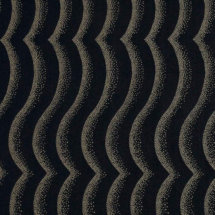 Tariffa Navy by Europatex Designer Fabric A Social Affair 100% Polyester 2.5" H, 26" V 110.00 inches - Swanky Fabrics -