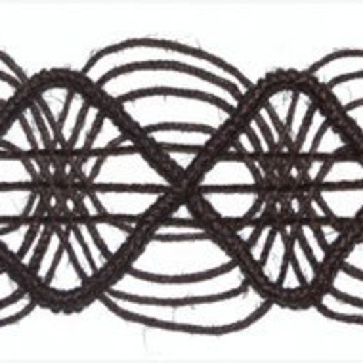 Topiko-Coffee by Europatex Designer Fabric Tribal Delicates 40% Jute / 40% Abaca / 20% Cotton China See Sample Horizontal: N/A and Vertical: N/A 2.00 inches  - Swanky Fabrics -