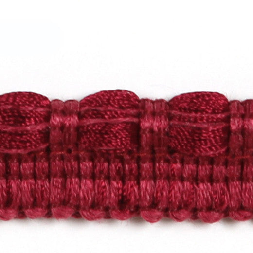 Turku - Cranberry by Europatex Designer Fabric Helsinki Collection 100% Polyester China See Sample Horizontal: N/A and Vertical: N/A 0.25 inches  - Swanky Fabrics -
