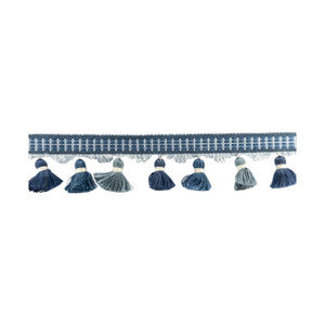 Stout Trim Ulster Tassel Fringe 1 Teal