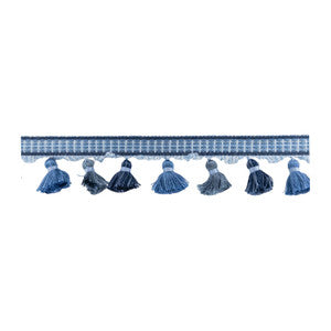 Stout Trim Ulster Tassel Fringe 2 Denim