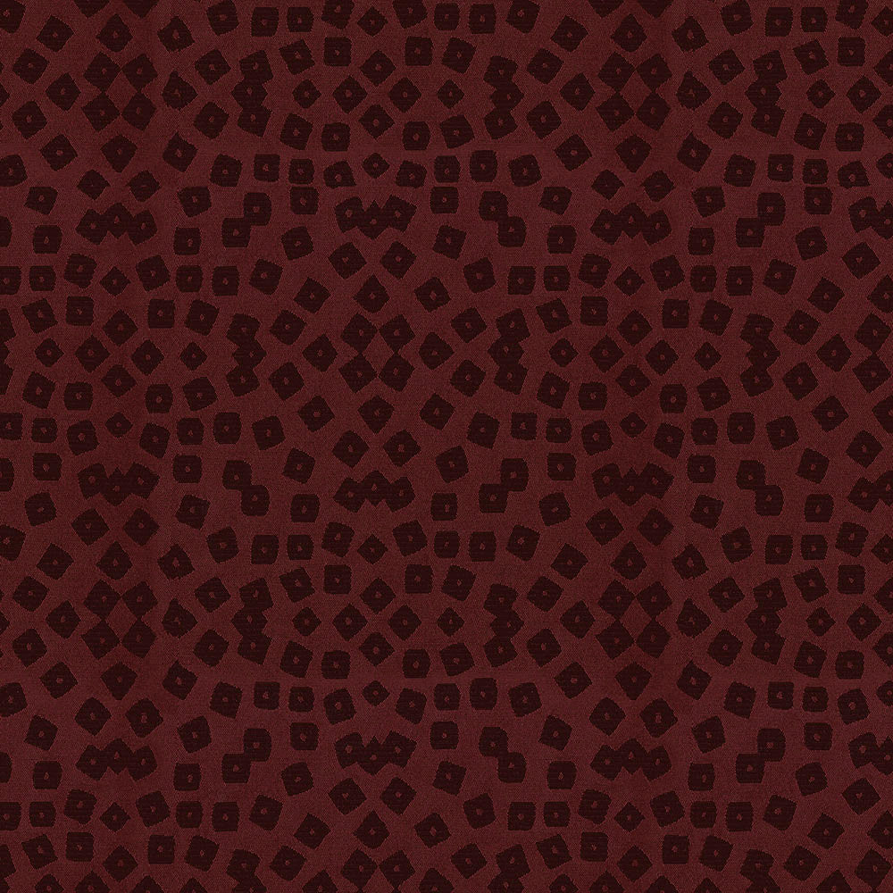 Identity 17 Bordeaux by Endurepel Designer Fabric 100% Polyester China 160,000 Double Rubs (Wyzenbeek) </p><p>Repeat: Horizontal: 8.1" (20.5 cm) Up the Roll and Vertical: 7.6" (19.2 cm) Across the Roll 55" (140 cm) - Swanky Fabrics -