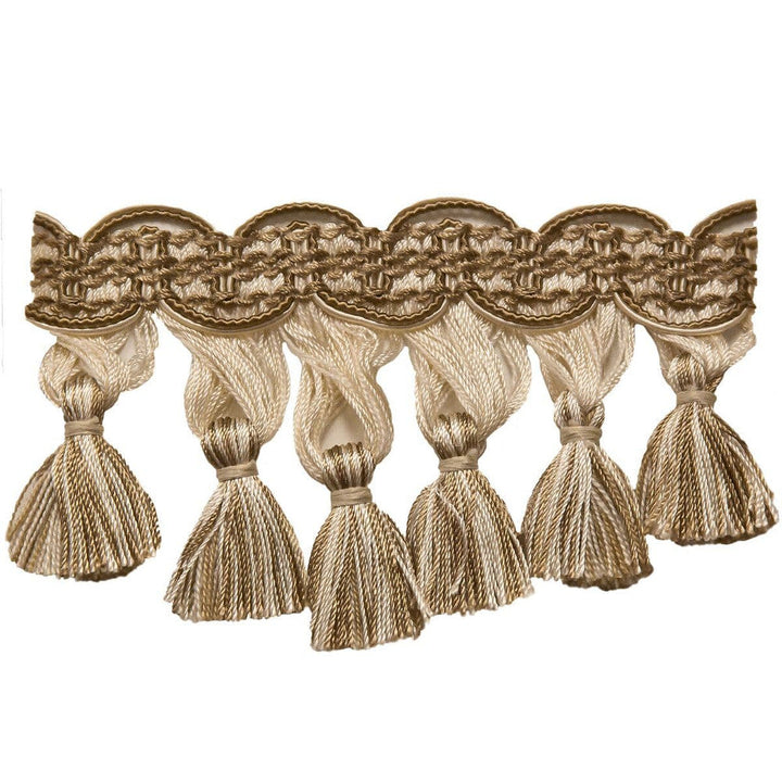 Unveil 1 Sand by Stout Designer Trim AMBIANCE TRIM 73%SVI 14%ACR 10%COT 3%POL CHINA </p><p>Repeat: 0 3.25 in - Swanky Fabrics -
