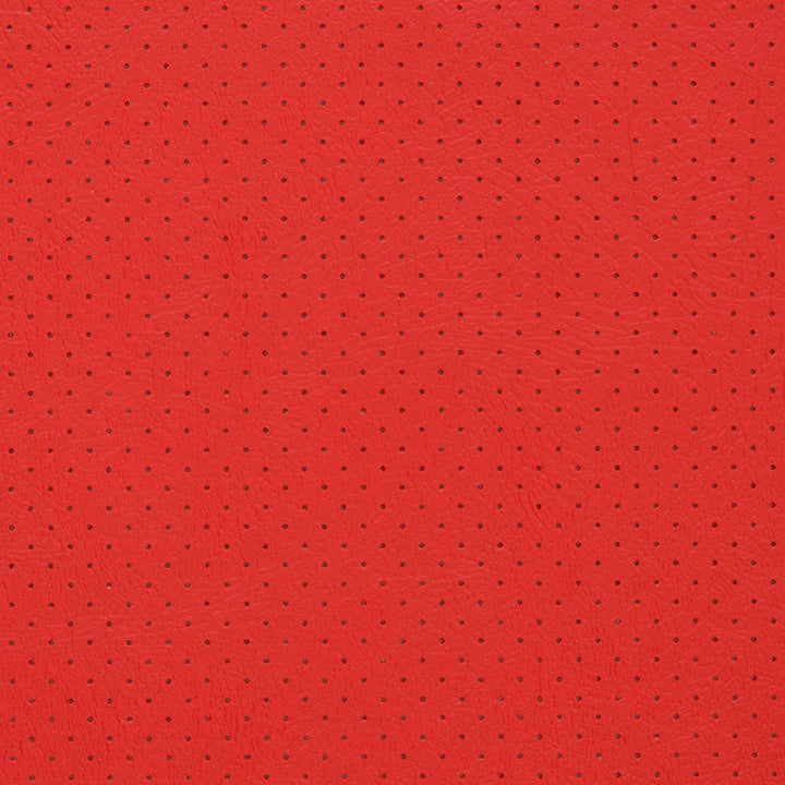 V408 Red Perforated by Charlotte Designer Fabric Automotive Vinyl 100% Virgin Vinyl, 30oz. Asia Exceeds 220,000 Wyzenbeek Rubs (Heavy Duty) No Repeat 54 Inches - Swanky Fabrics -