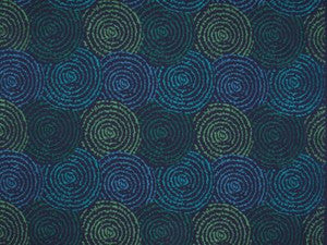 Grey Watkins Fabric Coriolis Ocean Deep V561400001