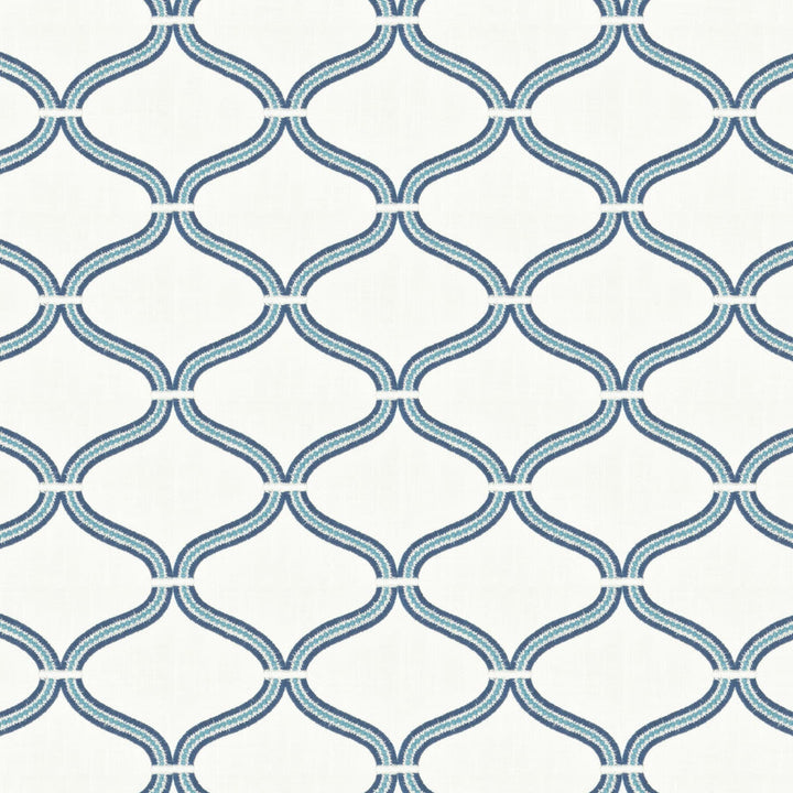 Valcour 1 Dresden by Stout Designer Fabric Rainbow Library Lake/Indigo 73% Cotton 27% Polyester Rayon Embroidery INDIA FLAME RETARDANT-U.F.A.C. CLASS 1 (OR A) FLAME RETARDANT-N.F.P.A. 260A CLASS 1 CATB 117-2013 WYZENBEEK 30 000 DOUBLE RUB WEAR TEST (HEAVY DUTY) Horizontal: 7.5 and Vertical: 6.25 52.5 in - Swanky Fabrics -
