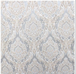 Valencia Silver by Norbar Designer Fabric SYMPHONY 100% POLYESTER 19"V 14 1/4"H 53 - Swanky Fabrics -